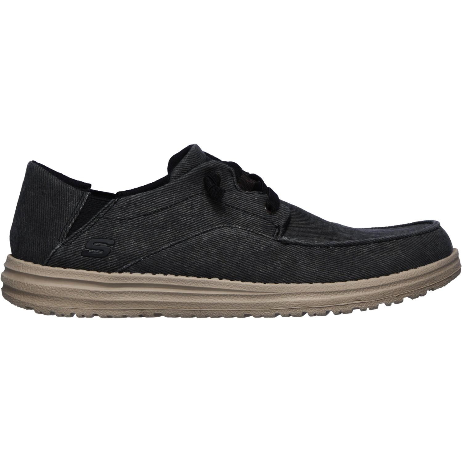 Мокасини чоловічі Skechers Melson 66384 BLK 43 (10 US) чорні