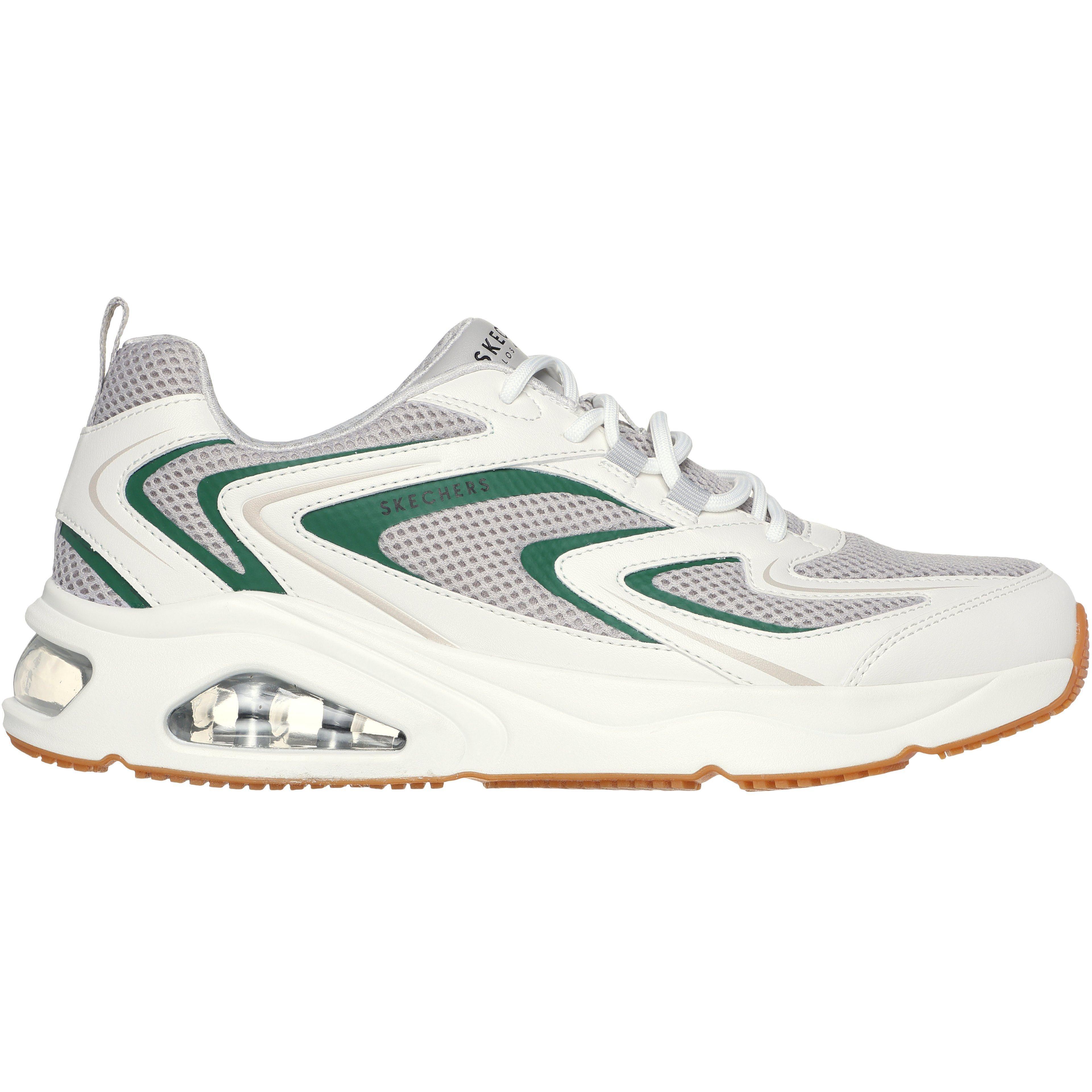 Кроссовки мужские Skechers Tres-Air Uno - Run On Air 183081 WGY 41 (8 US) белые фото 1