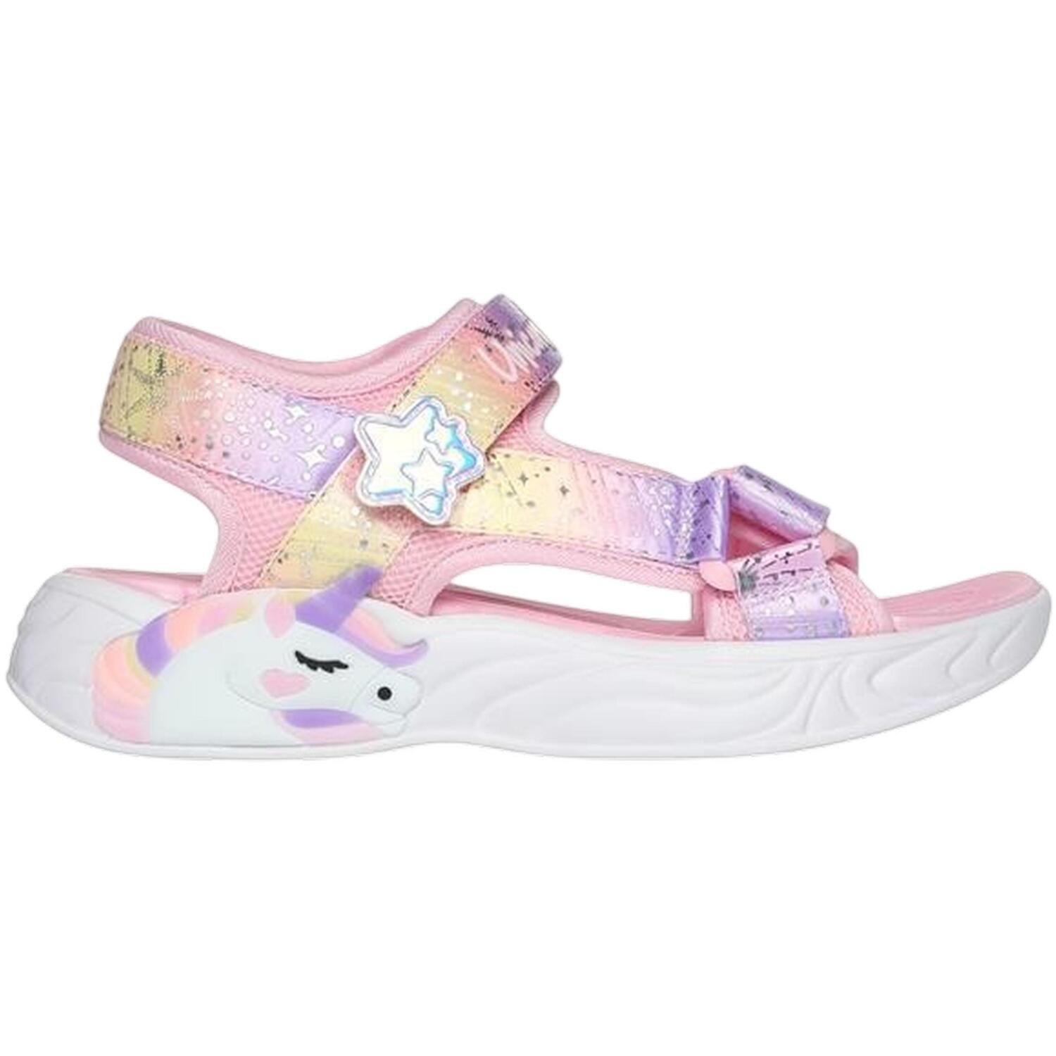 Сандали для девочек Skechers Unicorn Dreams Sandal 302682L LPMT 30 (13 US) розовые фото