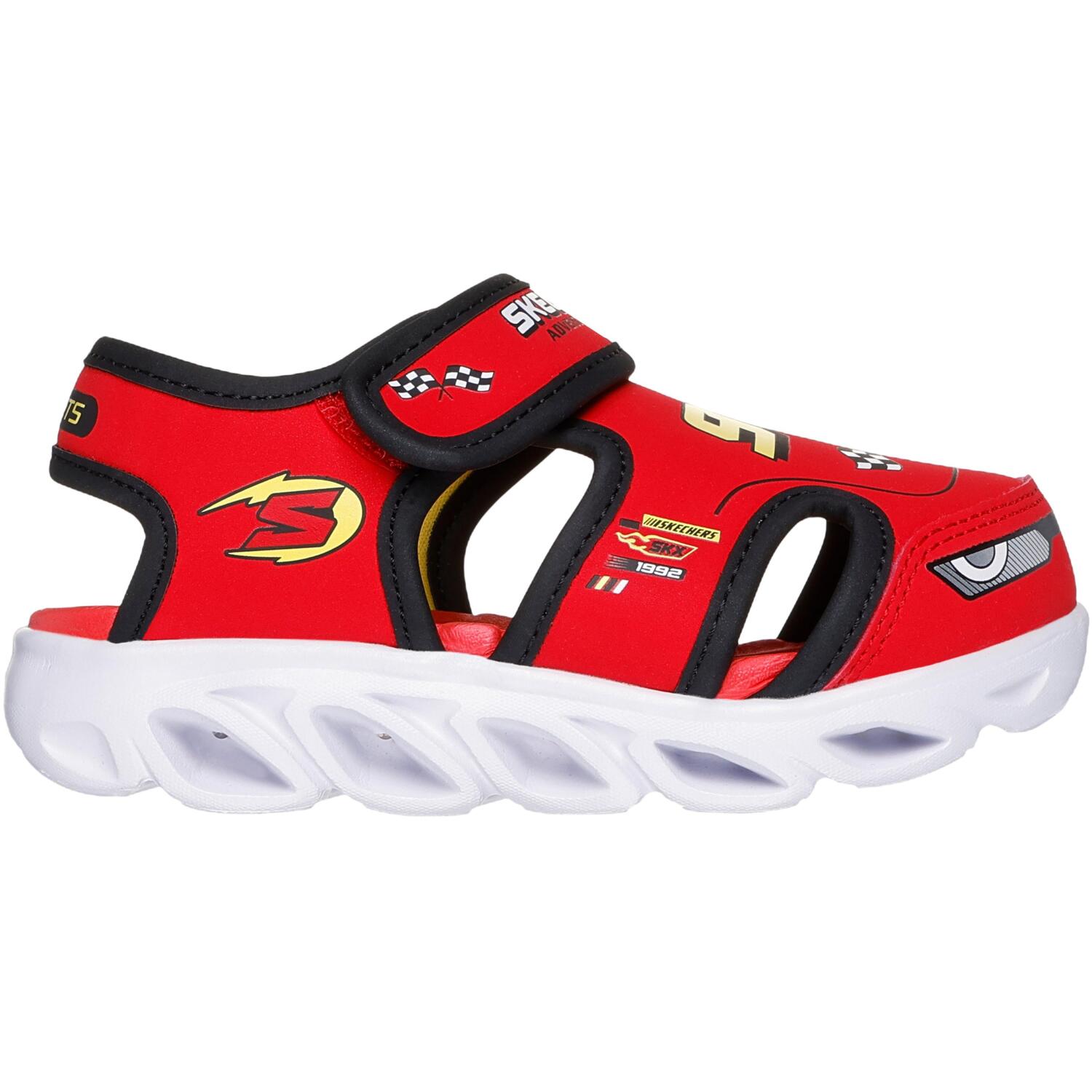 Сандали для мальчиков Skechers Hypno-Flash - Hydro-Fun 400612N RDBK 26 (10 US) красные фото