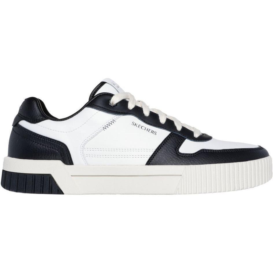 Кеды низкие мужские Skechers Jade - Strane 254043 WBK 42 (9 US) белые/черные