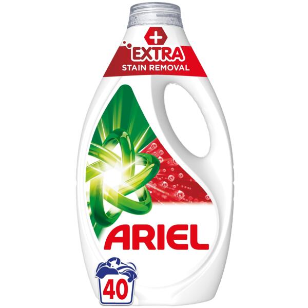

Гель для стирки Ariel дополнительное удаление пятен 1,80л.