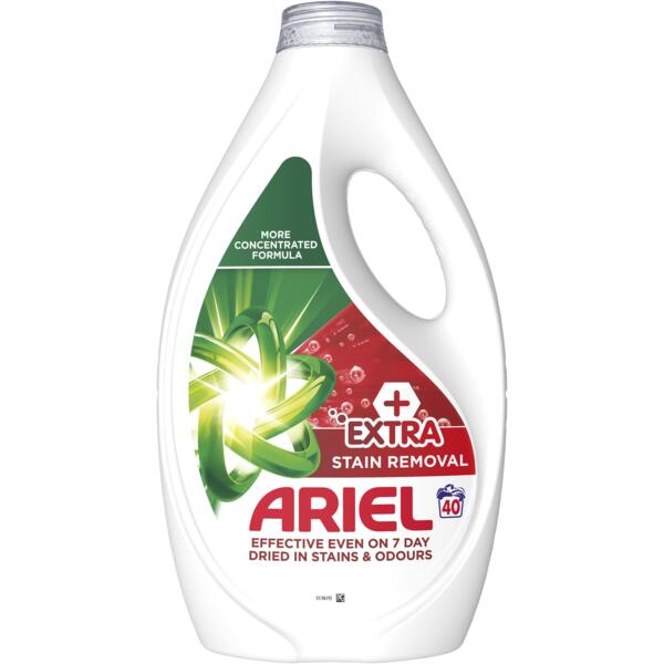 Гель для стирки Ariel дополнительное удаление пятен 1,80л.