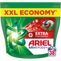 Капсули для прання Ariel Pods+ All-in-1 Extra Stain Removal 38 шт для білих та світлих речей, екстрасила виведення плям