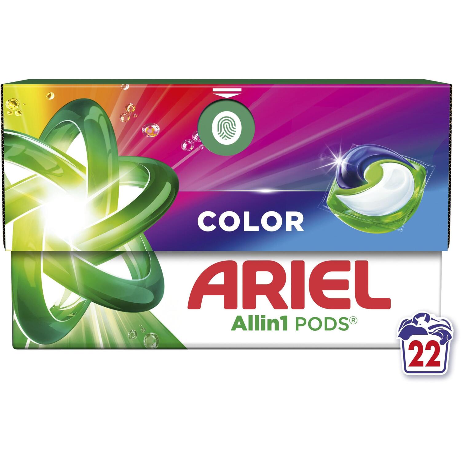 Капсулы для стирки Ariel Pods Color All-in-1 Clean&Fresh 22 шт фото