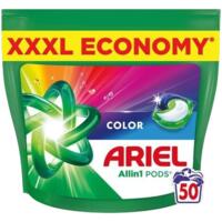 Капсули для прання Ariel Pods Color 50 шт яскраві кольори надовго