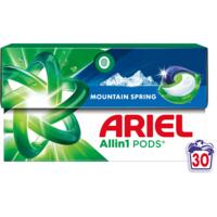 Капсули для прання Ariel Pods All-in-1 Гірське джерело 30 шт чистота та свіжість