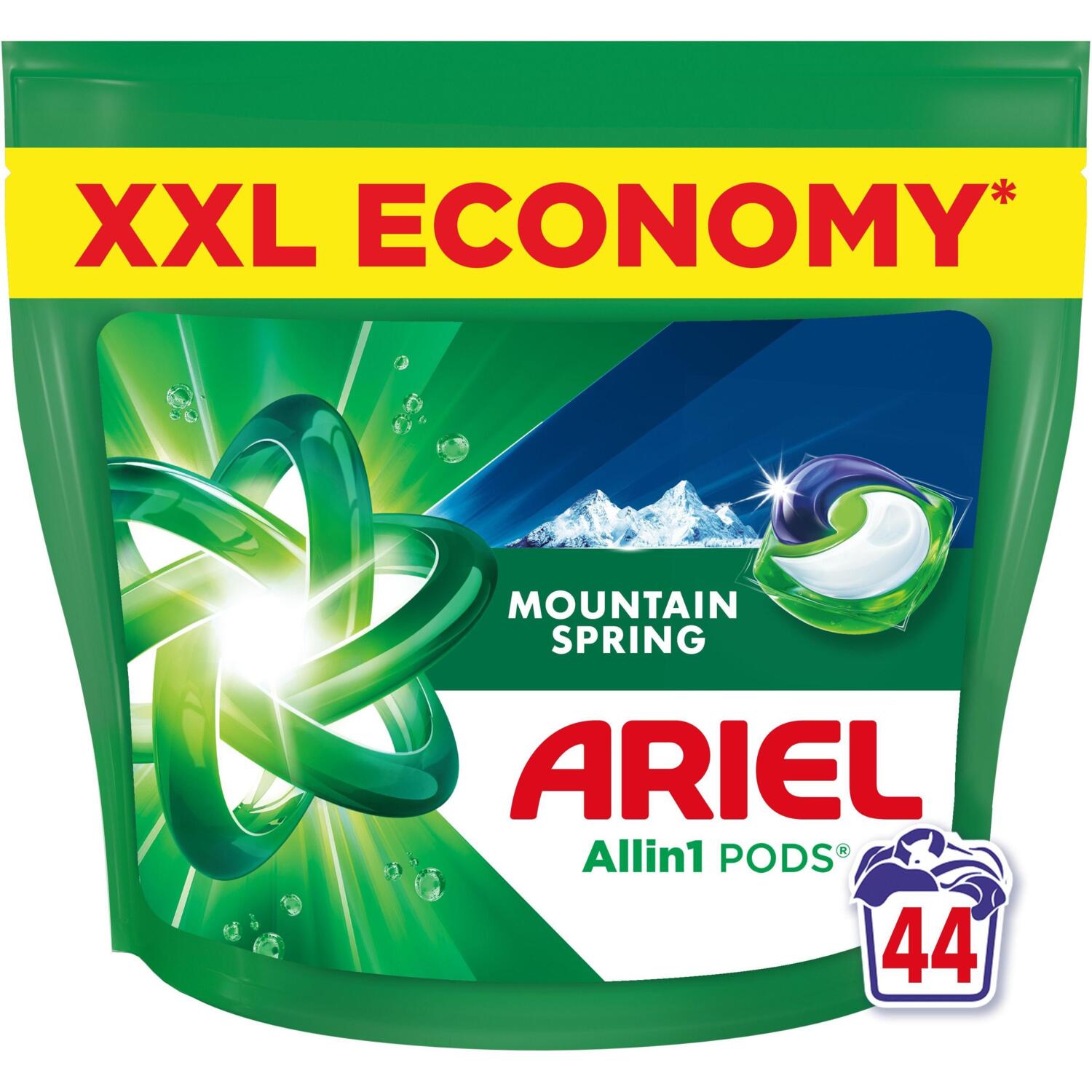 Капсули для прання Ariel Pods All-in-1 Гірське джерело 44 штфото