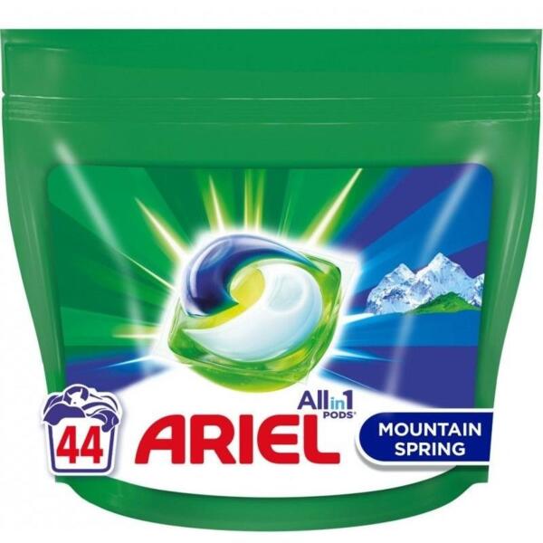 Капсулы для стирки Ariel Pods All-in-1 Горный источник 44 шт чистота и свежесть