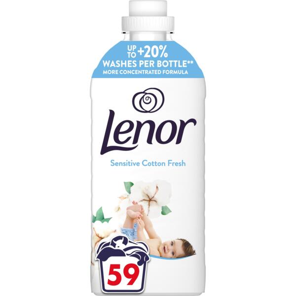 Кондиционер для белья Lenor для чувствительной кожи свежесть хлопка 1,239л