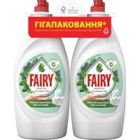 Средство для мытья посуды Fairy чайное дерево и мята 2x900мл