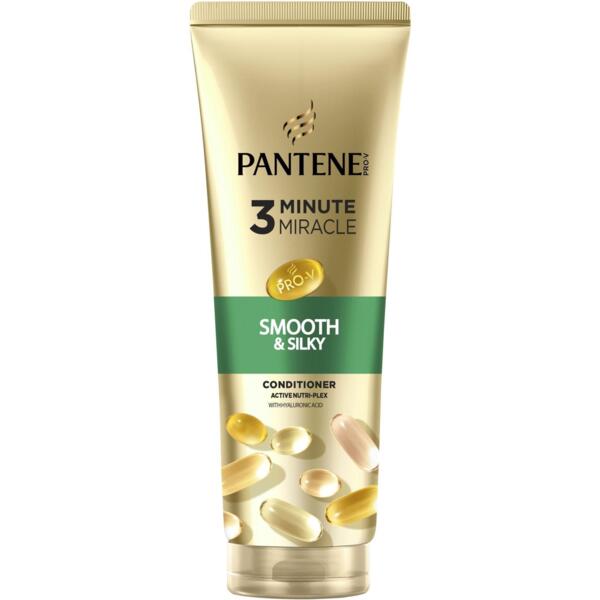 Бальзам для волос Pantene блестящее и шелковистое чудо за 3 минуты 220мл