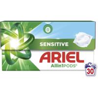 Капсули для прання Ariel Pods All-in-1 Sensitive Skin 30 шт для чутливої шкіри