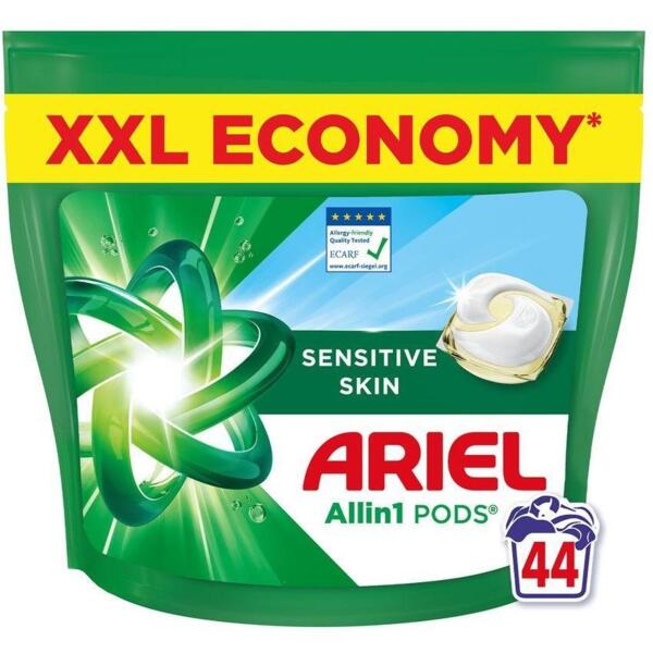 Капсулы для стирки Ariel Pods All-in-1 Sensitive Skin 44 шт для чувствительной кожи