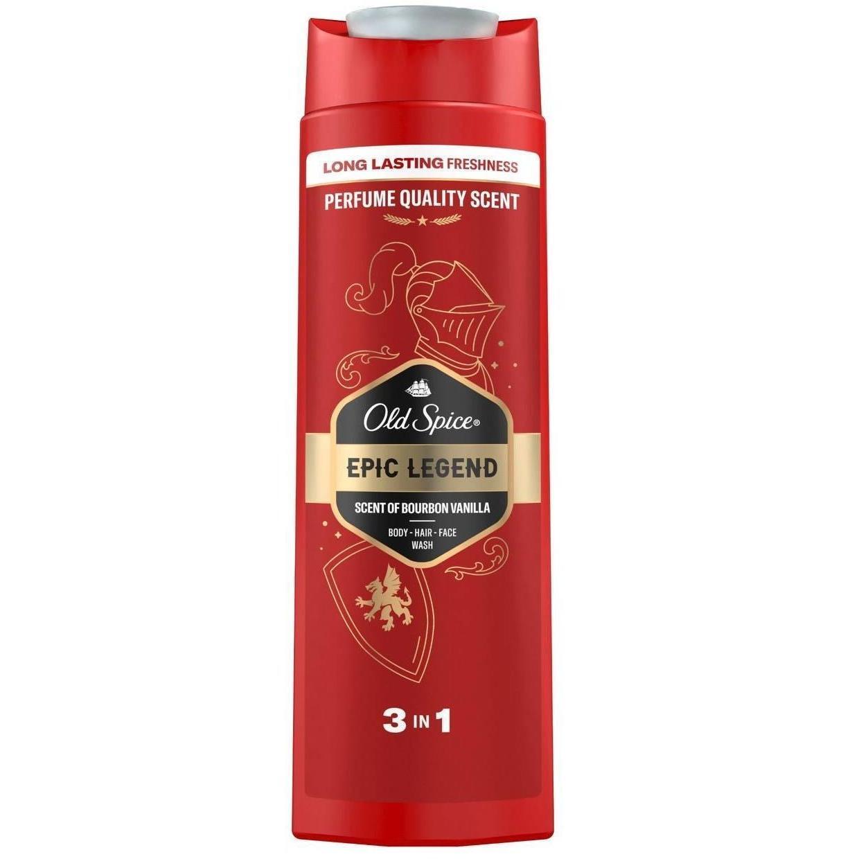 Гель для душу Old Spice та шампунь 3-в-1 Epic Legend 400млфото1