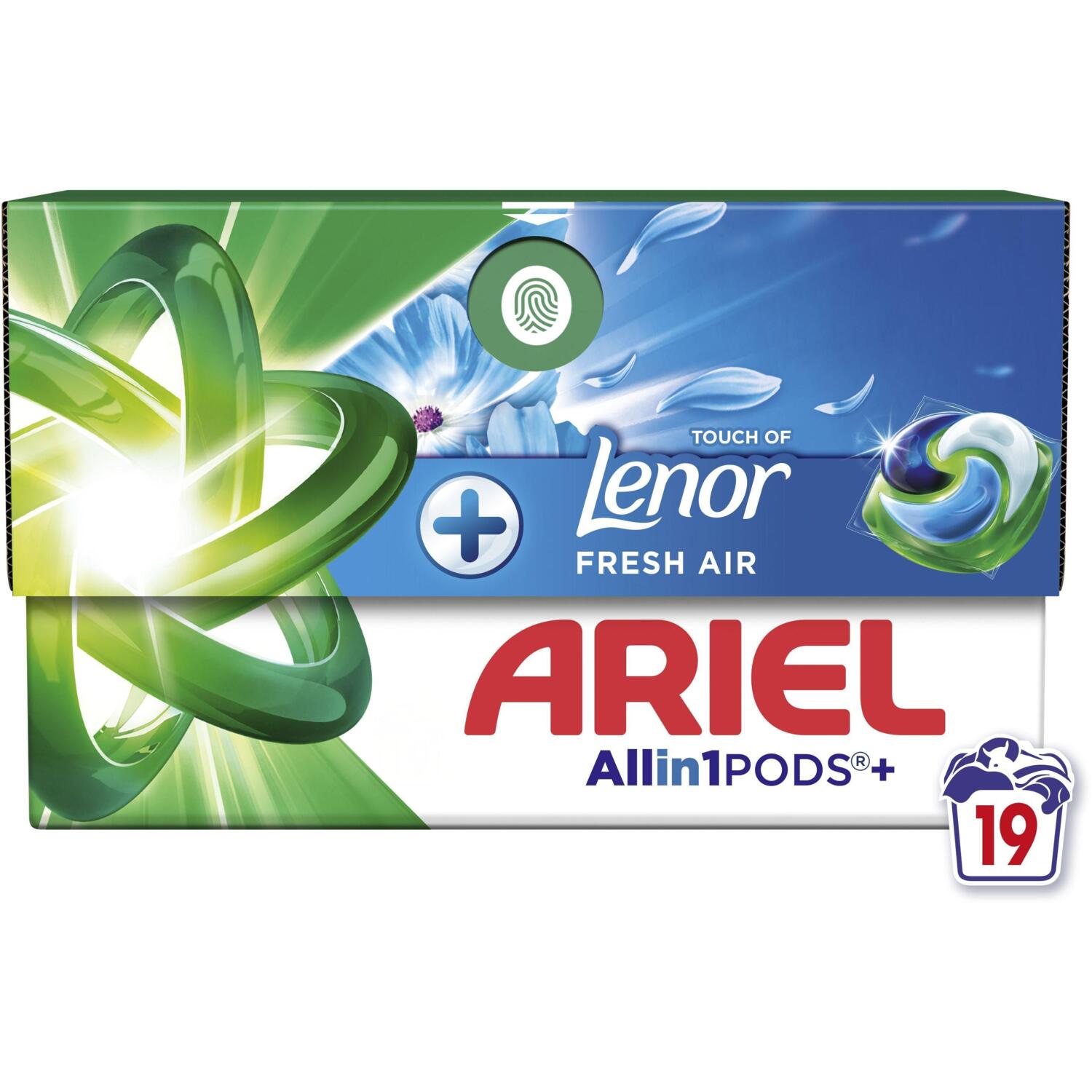 Капсули для прання Ariel Pods All-in-1 Touch of Lenor 19 штфото