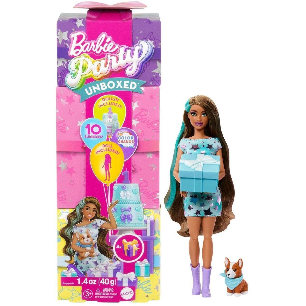 Лялька Barbie Вечірка-сюрприз у бірюзових тонах (JFG72)фото