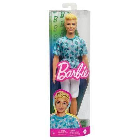 Лялька Barbie Кен Модник у футболці з кактусами (HJT10)фото1
