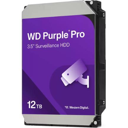 Жорсткий диск WD 12TB 3.5" 7200 512MB SATA Purple Pro Surveillance (WD122PURP)фото1