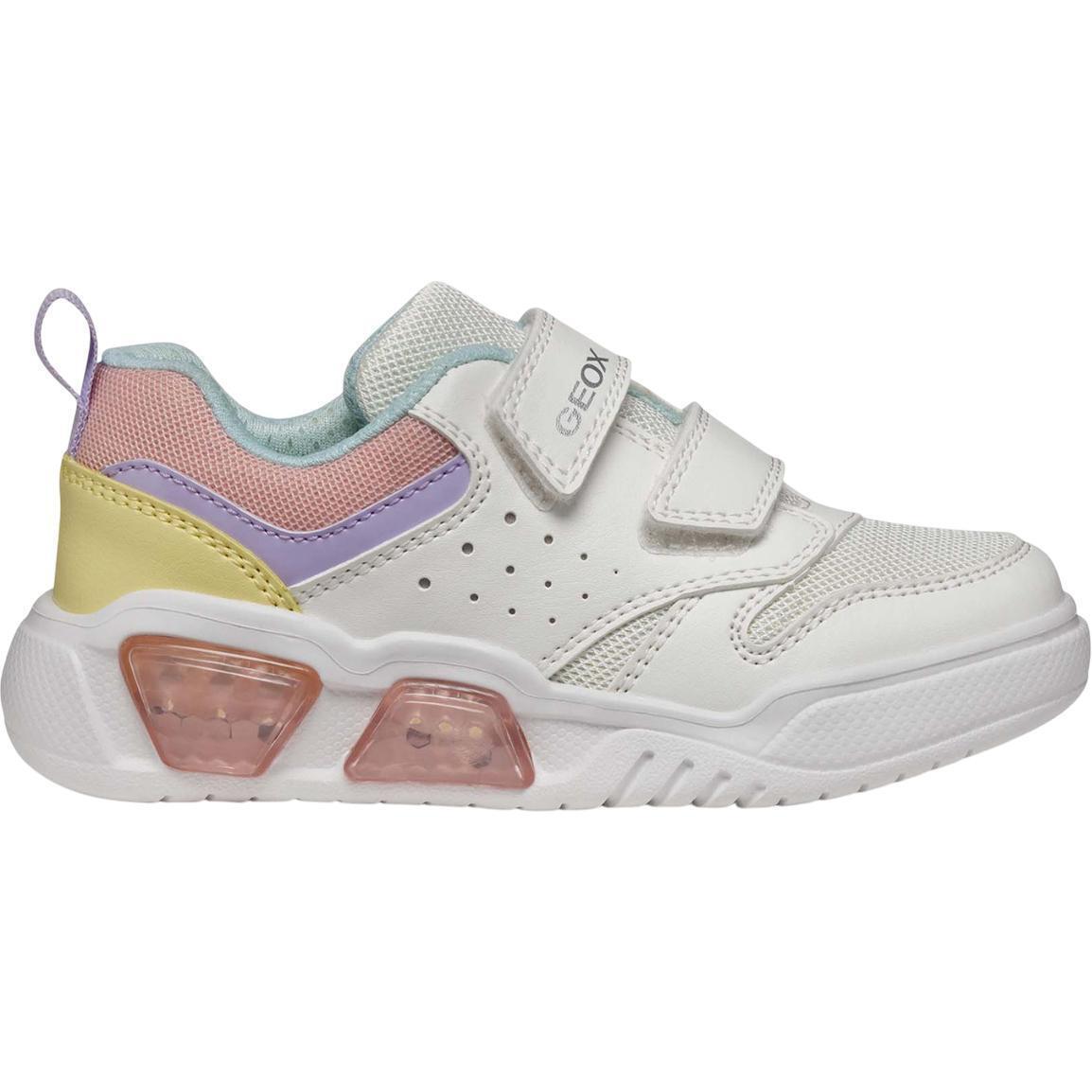 Кроссовки для девочек Geox Illuminus J55HPA-014BU-C0653 30 белые фото 1