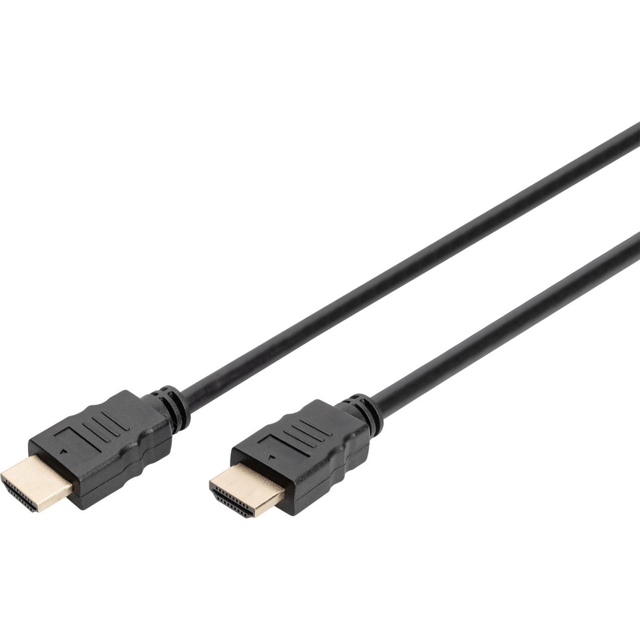 Кабель DIGITUS HDMI UHD 4K, w/Ethernet, type A, M/M 2m (DB-330123-020-S)фото