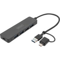 USB xаб DIGITUS USB-A/C 4хUSB-А, 0.2m (DA-70235)