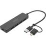 USB xаб DIGITUS USB-A/C 4хUSB-А, 0.2m (DA-70235)