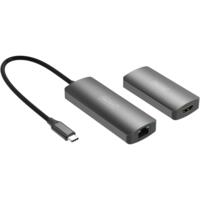 Набір відеоподовжувачів DIGITUS USB-C - HDMI, 4K/120 Гц, CAT6, 30m (DS-55343)