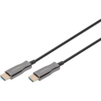 Кабель DIGITUS HDMI UHD 4K, hybrid-fiber, type A, M/M, 15m (AK-330125-150-S)