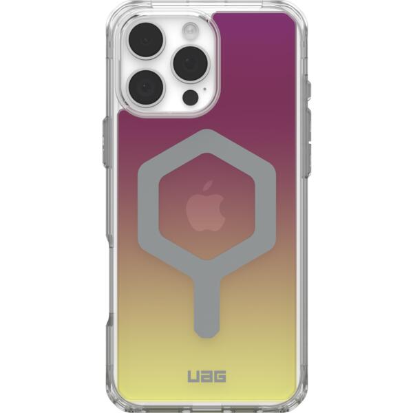 

Чехол UAG для iPhone 16 Pro Max, Plyo Magsafe LE, Maroon/Yellow Ombre