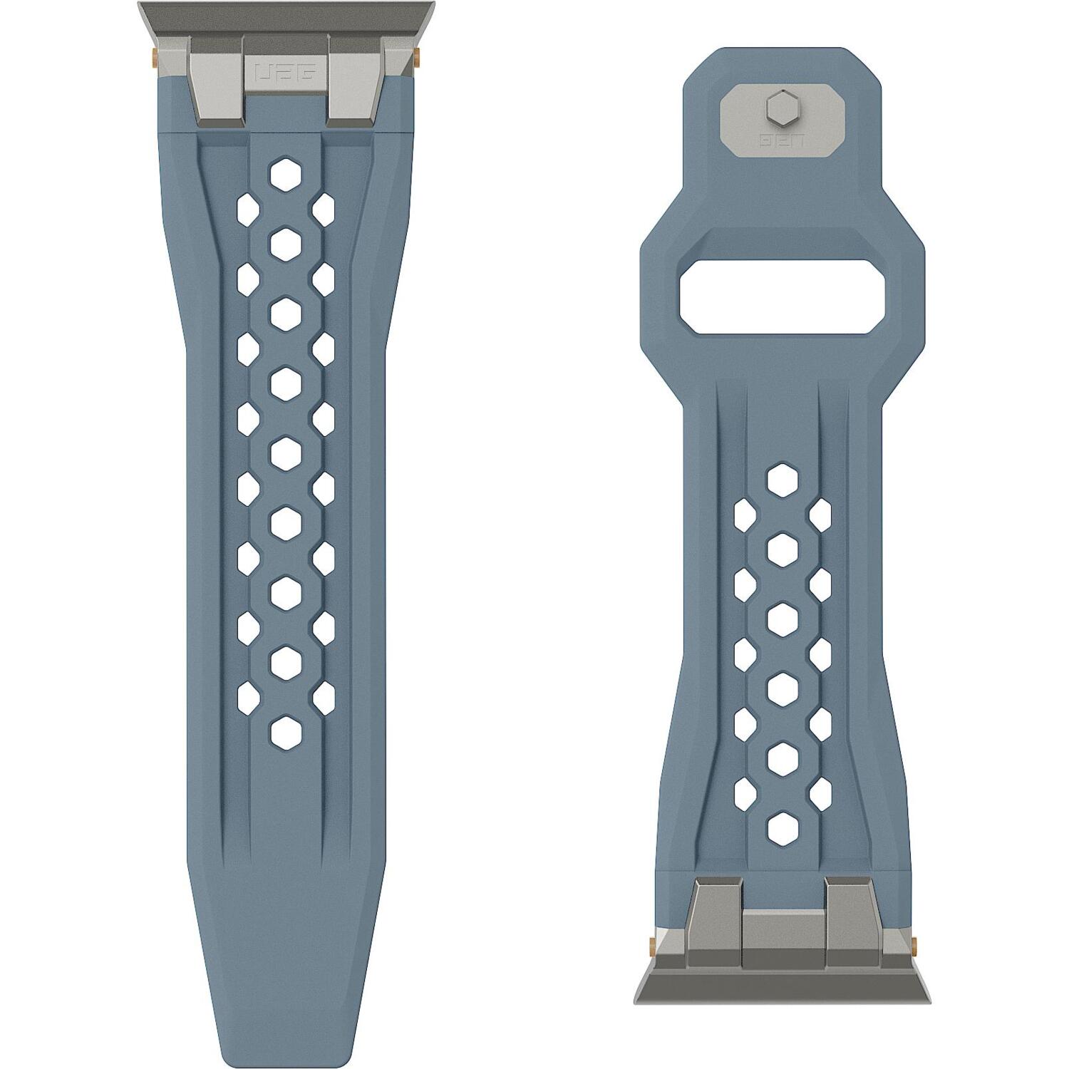 Ремінець UAG для Apple Watch Ultra 2/Ultra-49/46/45/44mm, Monarch, Cloud Blue/Titanium (194158114136)фото