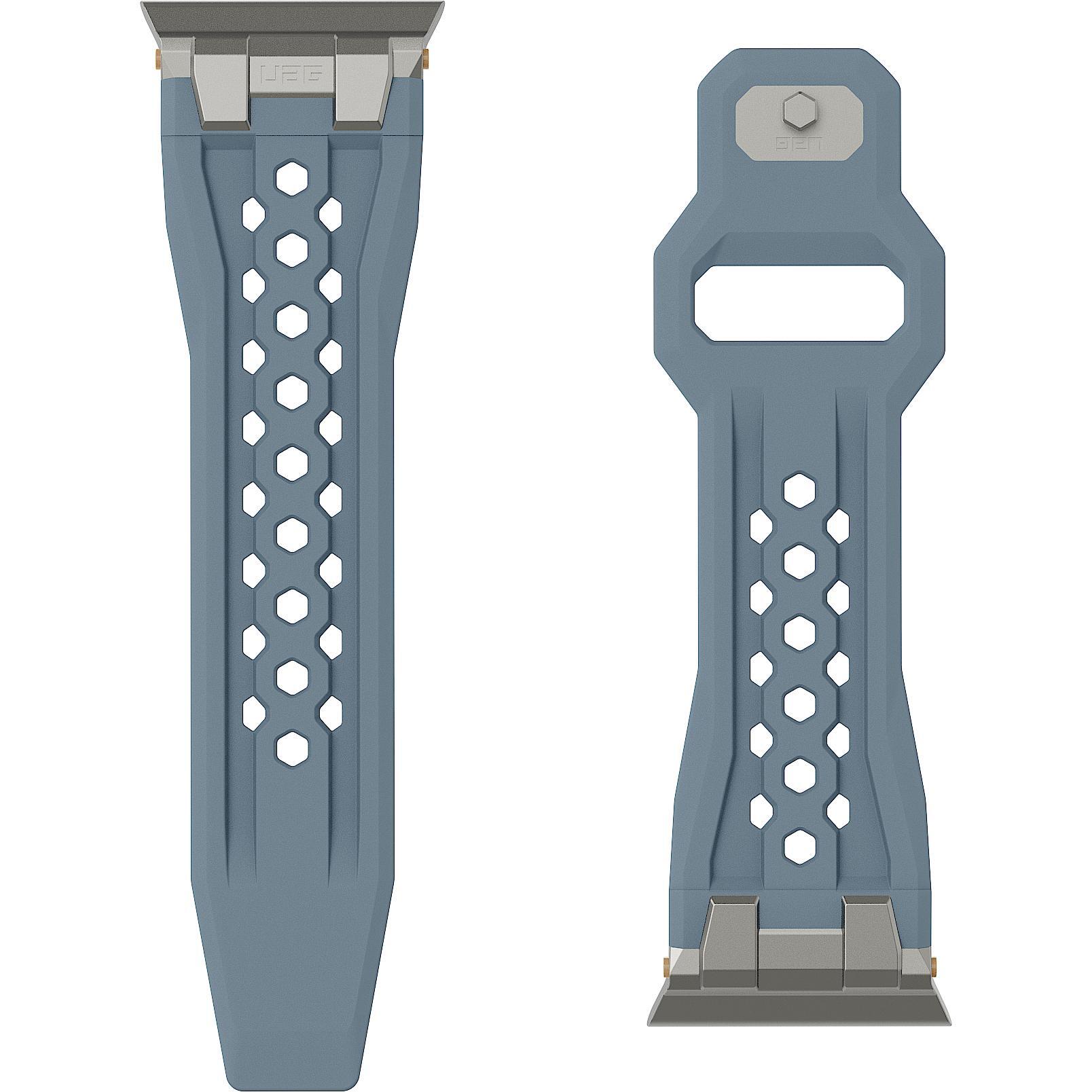 Ремінець UAG для Apple Watch Ultra 2/Ultra-49/46/45/44mm, Monarch, Cloud Blue/Titanium (194158114136)фото1