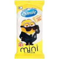 Влажные салфетки Smile Minions limited edition 8 шт в ассортименте