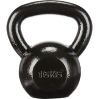 Гиря чавунна Toorx 16кг з гумовою підставкою Black (KGV-16)