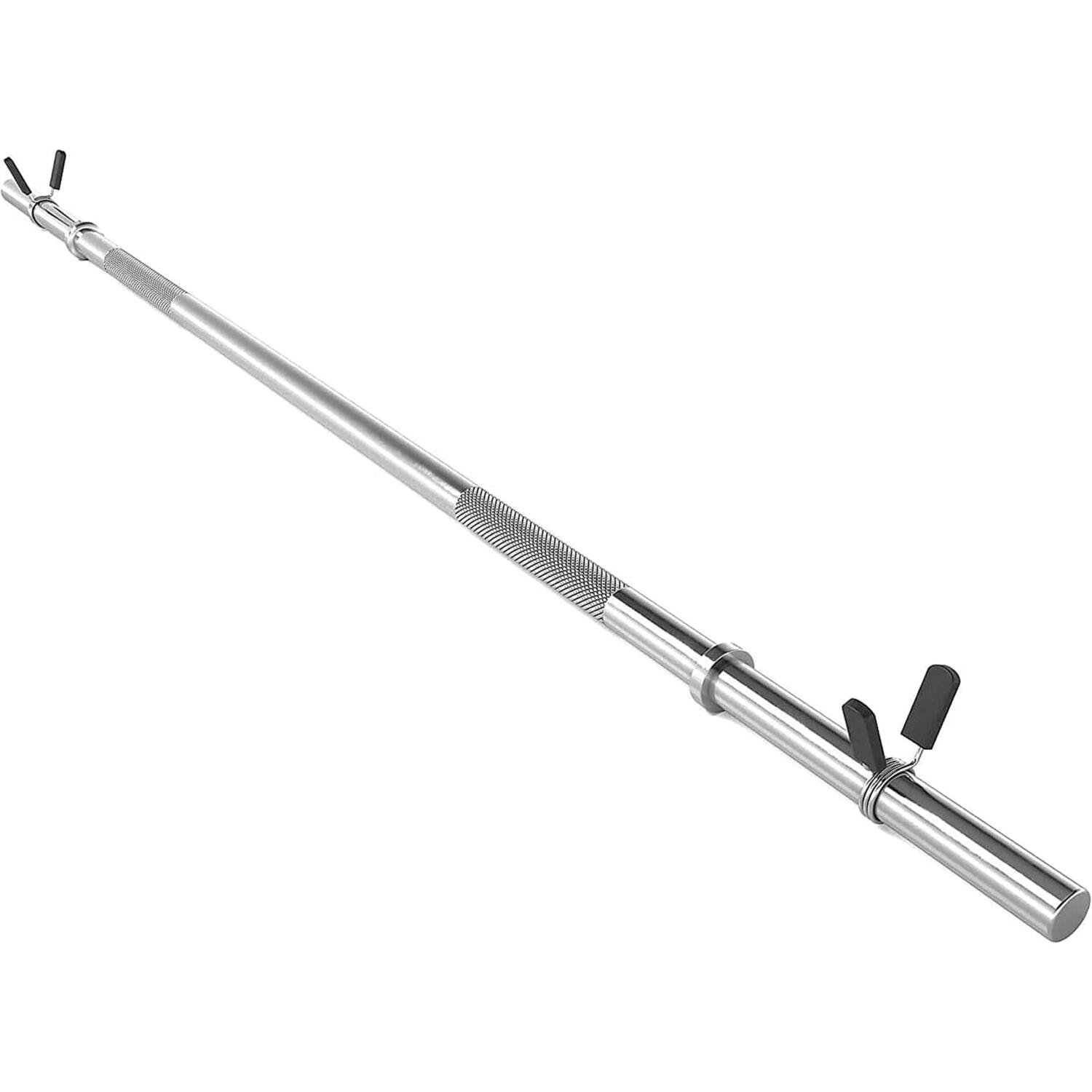 Гриф для штанги Toorx 180см 25мм з пружинними замками (BCF-180)фото