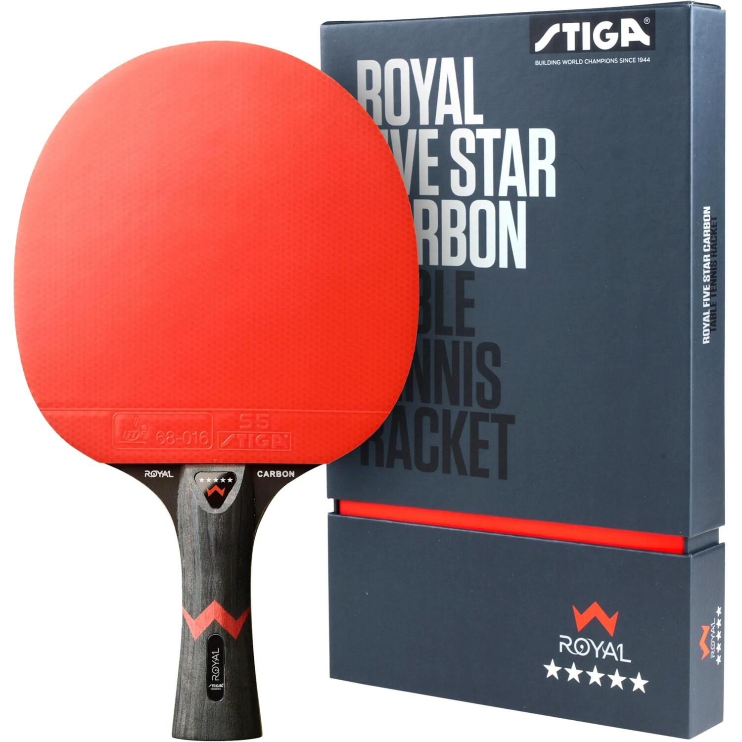 Ракетка для настольного тенниса Stiga Royal Carbon 5 Star FL (1215-2818-01) фото