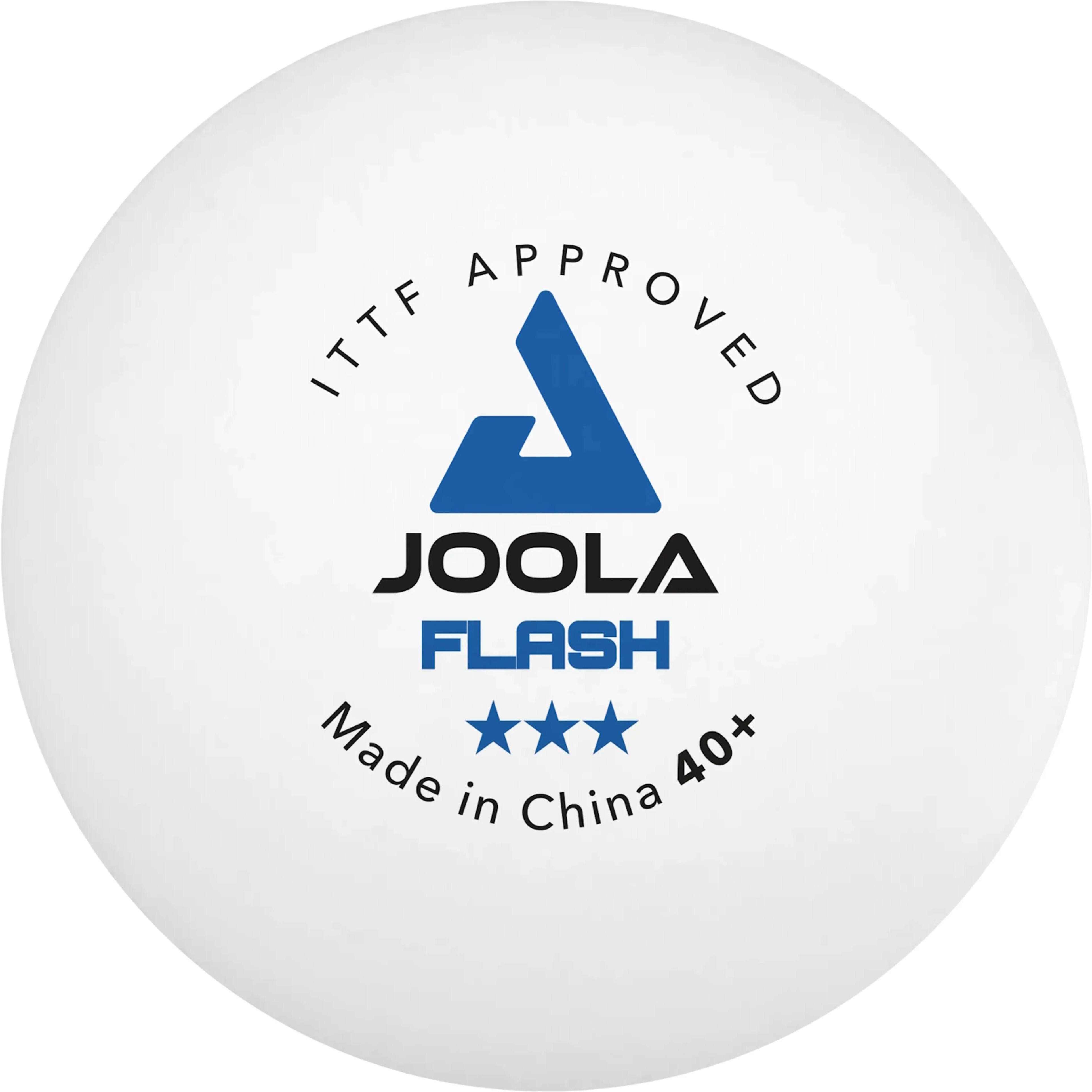 М'ячі для настільного тенісу Joola Flash 40+ White 6шт (40041)фото1
