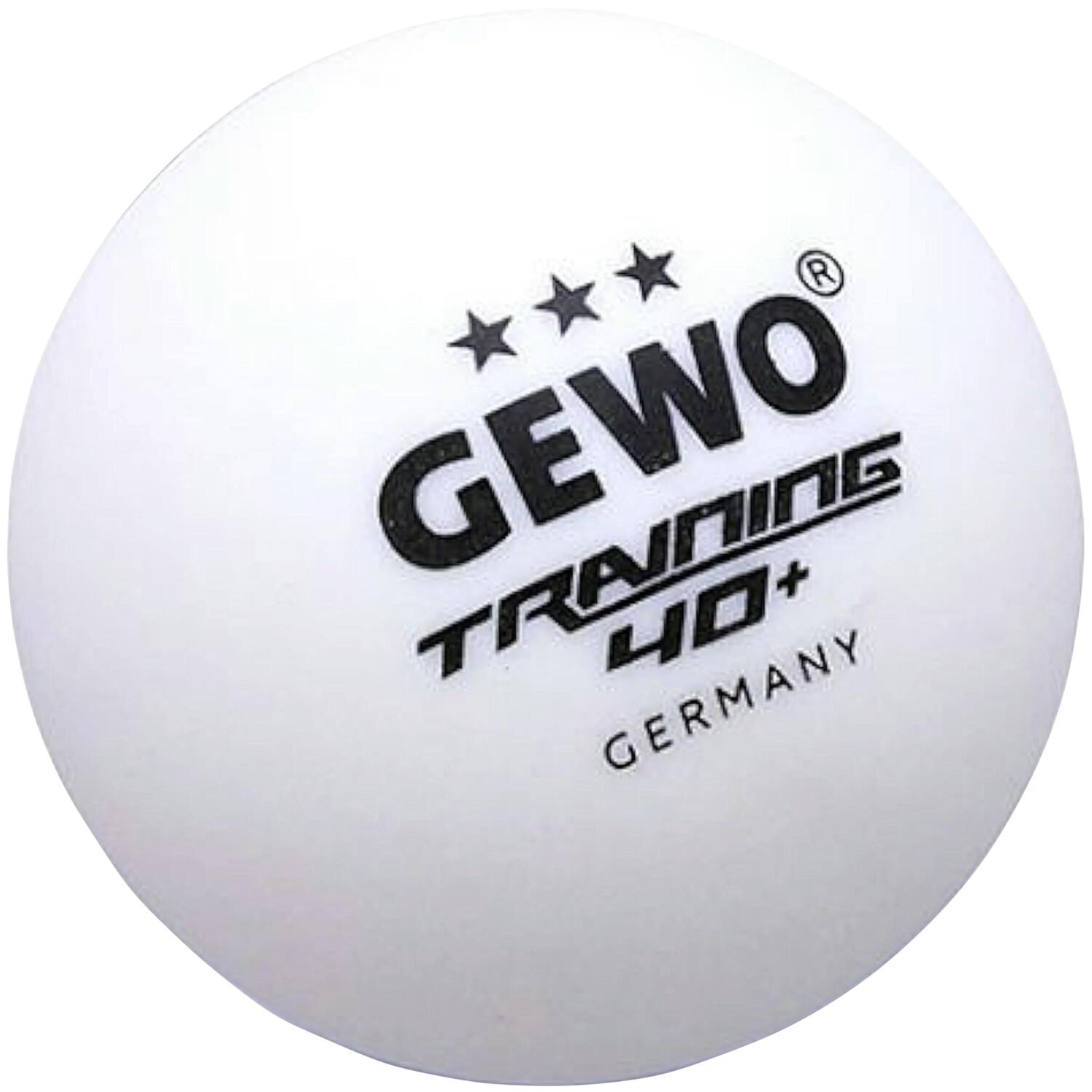 М'ячі для настільного тенісу Gewo Trainingsball 40+ 6шт (85921200)фото