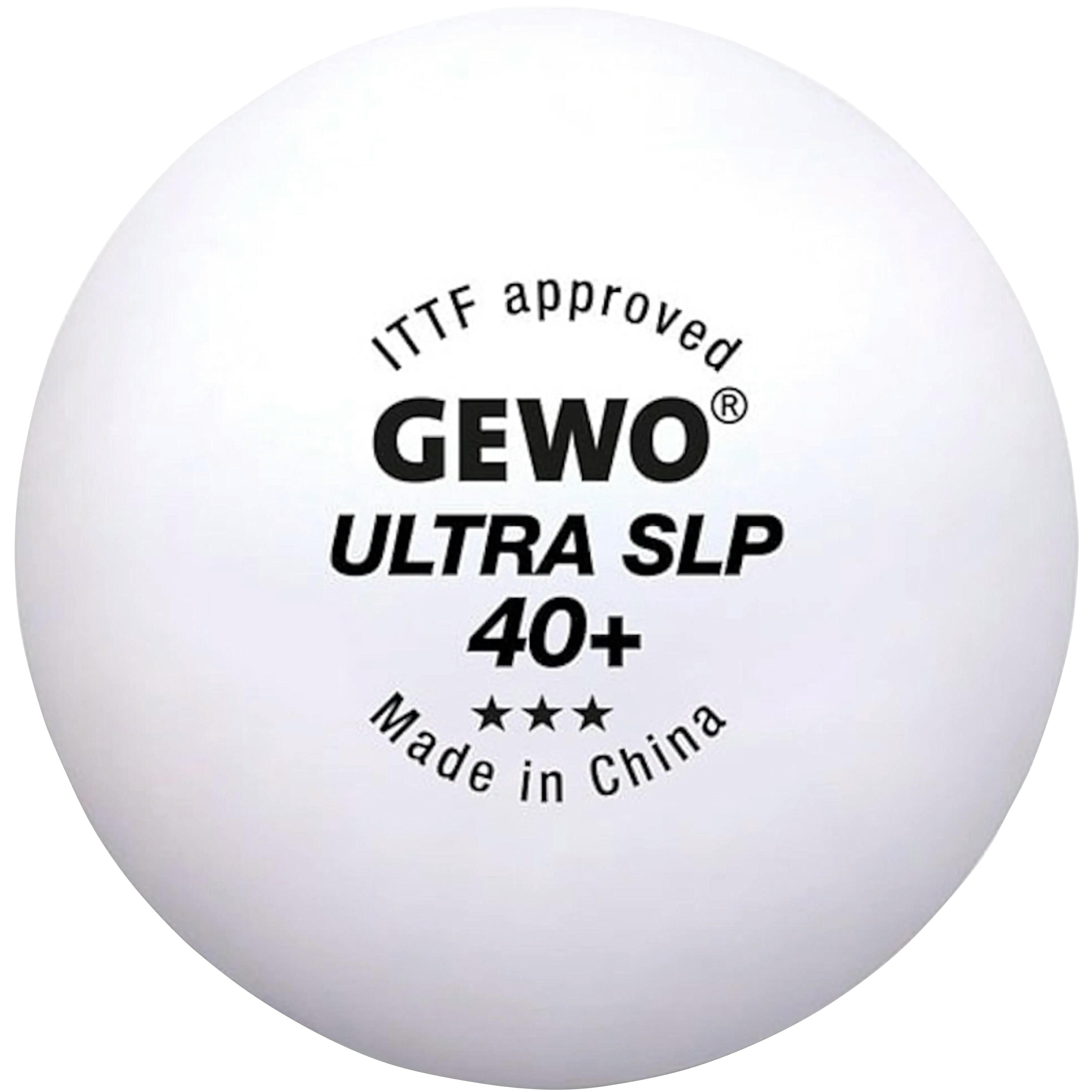 М'ячі для настільного тенісу Gewo Ultra SLP 40+ ITTF 6шт (81351200)фото1