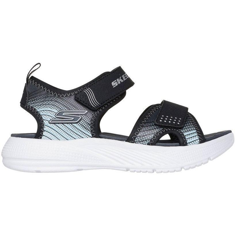 Сандали для мальчиков Skechers Microspec - Splash 407034L BKSL 30 (13 US) серые фото 1
