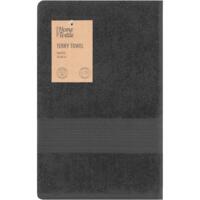 Полотенце махровое Ardesto SuperSoft 70х140см, темный серый (ART2270MCP)