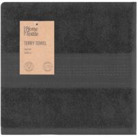 Полотенце махровое Ardesto SuperSoft 50х90см, темный серый (ART2250MCP)