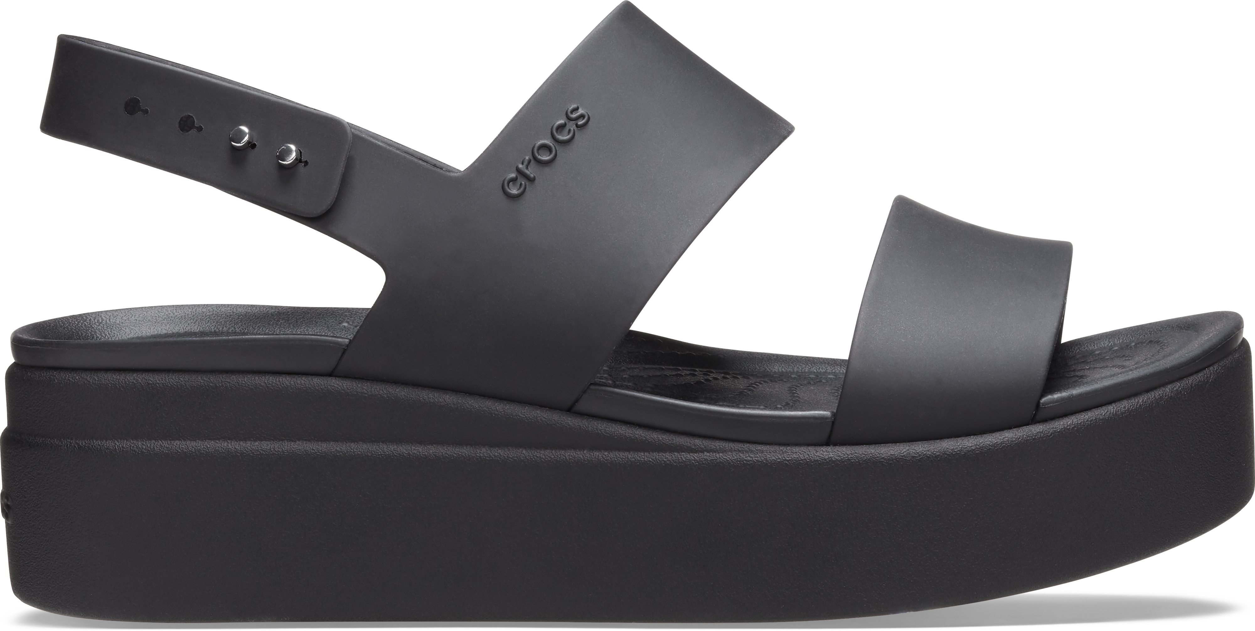 Сандали женские Crocs Brooklyn Low Wedge W 206453-060 37 черные фото 1