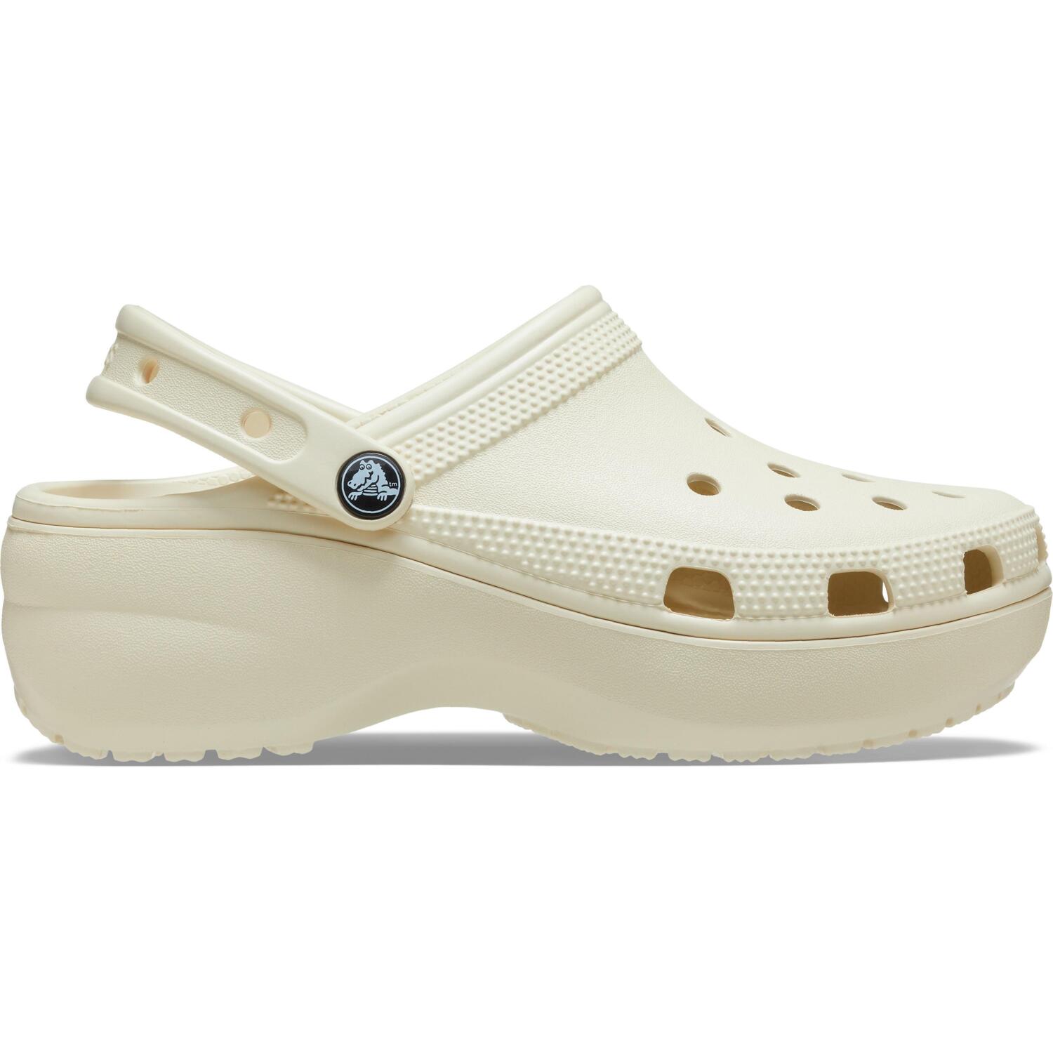 Кроксы Crocs Classic Platform Clog 206750-2Y2 38 (W7 US US) бежевые