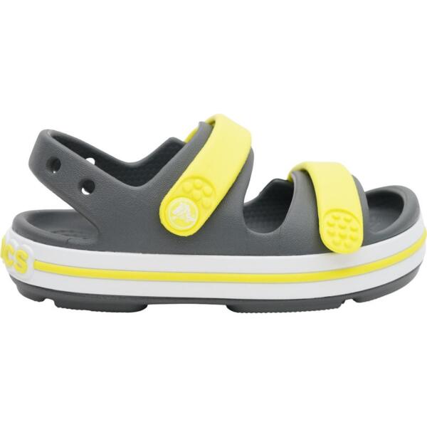 

Сандалии для мальчиков Crocs Crocband Cruiser Sandal T Sdt 209424-1NJ 24-25 (C8 US) серо-зеленые