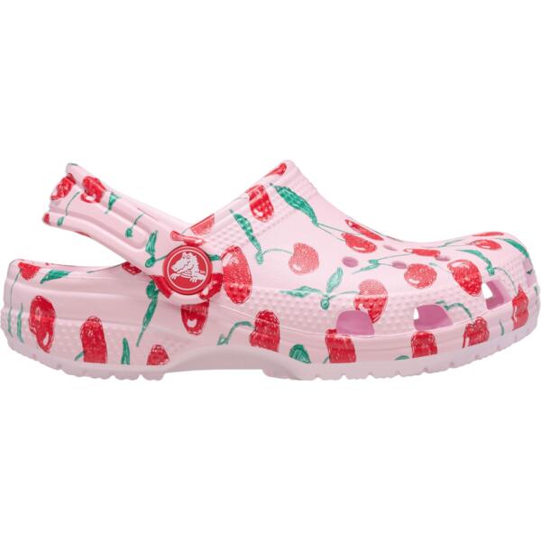 

Кроксы для девочек Crocs Classic Fresh Fruits Clog K PkM 211020-6ZW 33-34 (J2 US) розовые