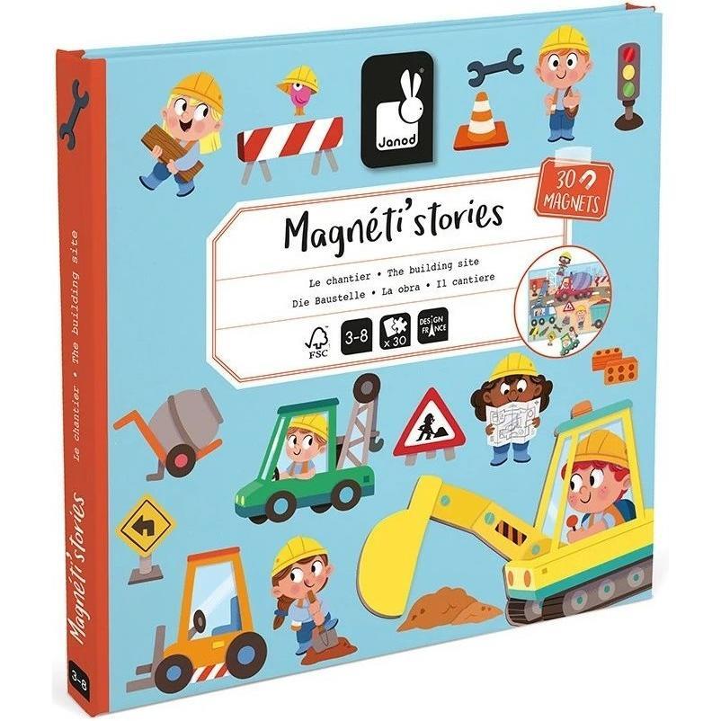 Магнітні історії Janod Будівельний майданчик 30ел (J05454)фото