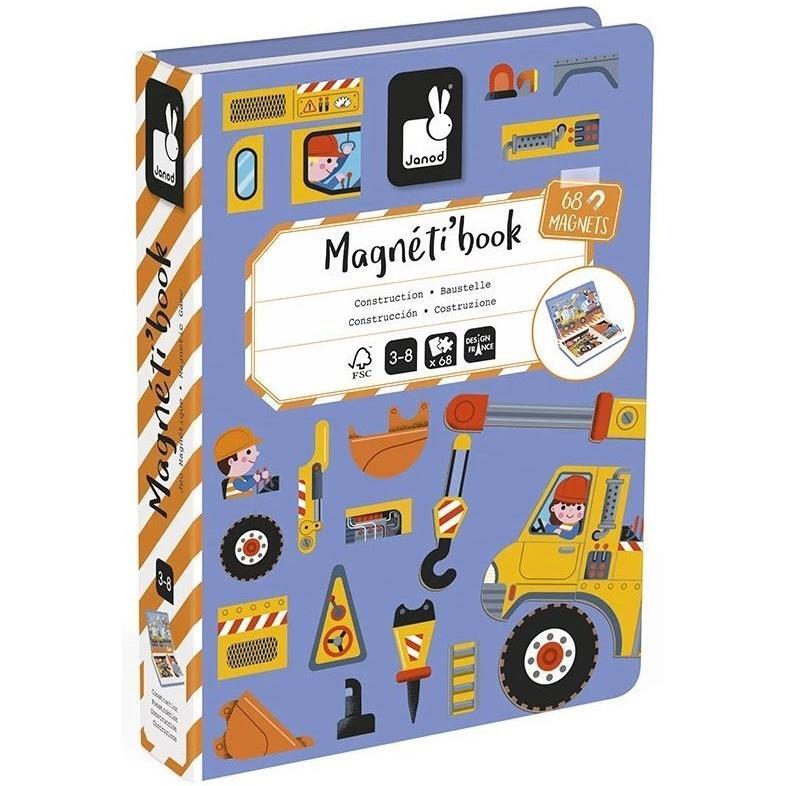 Магнітна книга Janod Будівництво 70ел (J02526)фото1
