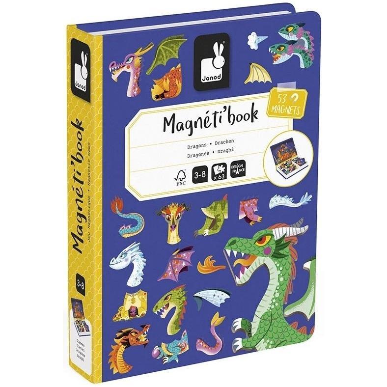 Магнітна книга Janod Дракони 53ел (J02527)фото1