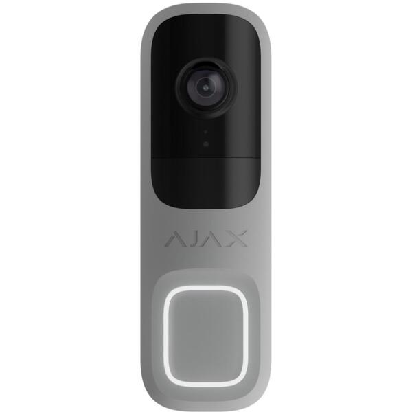 Видеозвонок Ajax Doorbell 4 мп, 155°, ИИ, Gray (000053538)